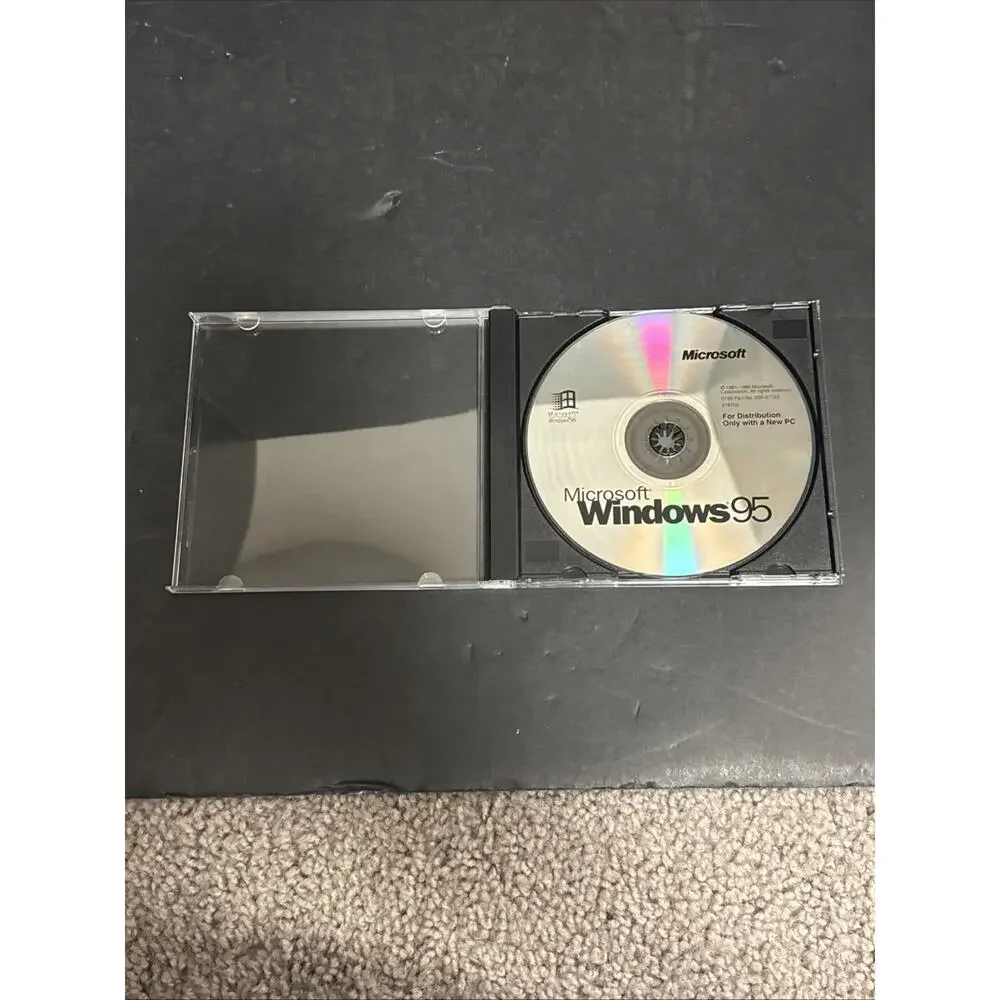 Microsoft Windows 95 PC Software NO KEY INCLUDED 1995 OEM